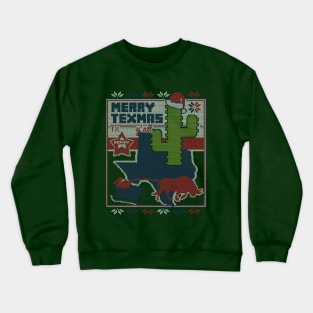 Merry Texmas Y'All Ugly Christmas Sweater Style T-Shirt Crewneck Sweatshirt